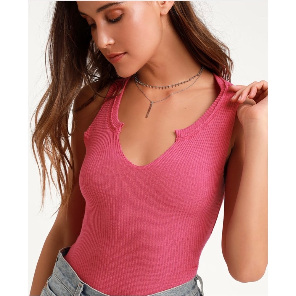 NWT Pink tank top
